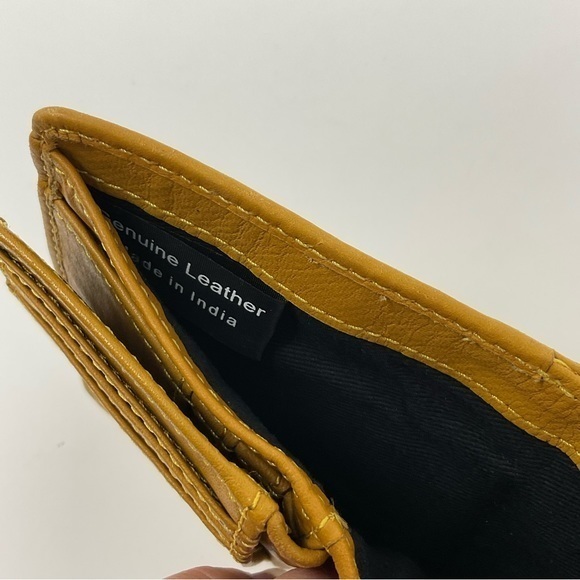 Harbor 2nd Isidora Flap Wallet Mustard Yellow - Picture 6 of 11